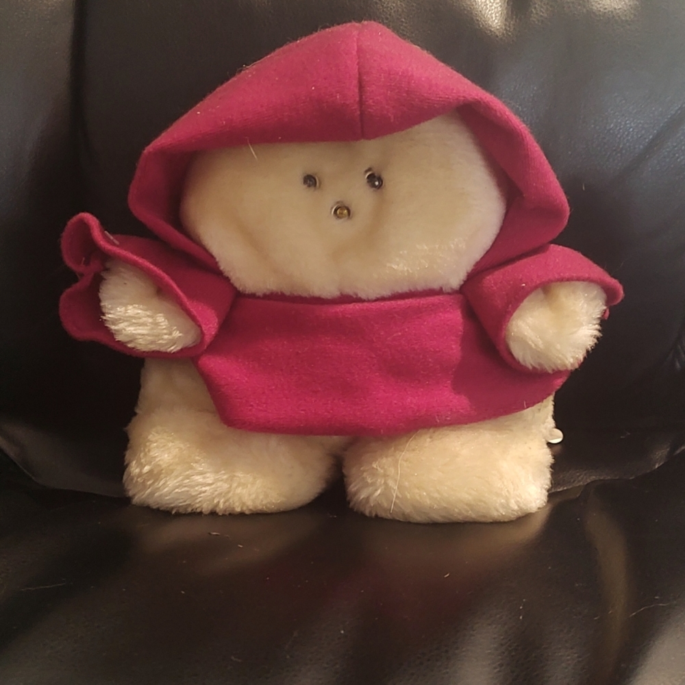 Chubbles Plush 1984 Red Rose Cloak 9" Animal Fair Tested Works